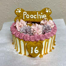 Load image into Gallery viewer, Peanut Butter Drip Dog Cake