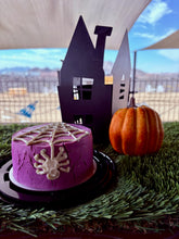 Load image into Gallery viewer, Howl-O-Ween Boo Cake              🎃 pumpkin 🧌 Frankenstein 🕸️ Webs