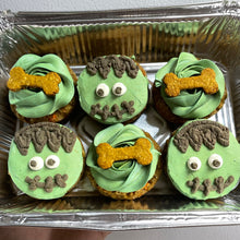 Load image into Gallery viewer, Boo Bite Themed Pupcakes - Ghosts👻 and Lanterns🎃 Frankenstein