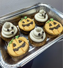 Load image into Gallery viewer, Boo Bite Themed Pupcakes - Ghosts👻 and Lanterns🎃 Frankenstein