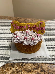 Naked Carrot Dog Cake